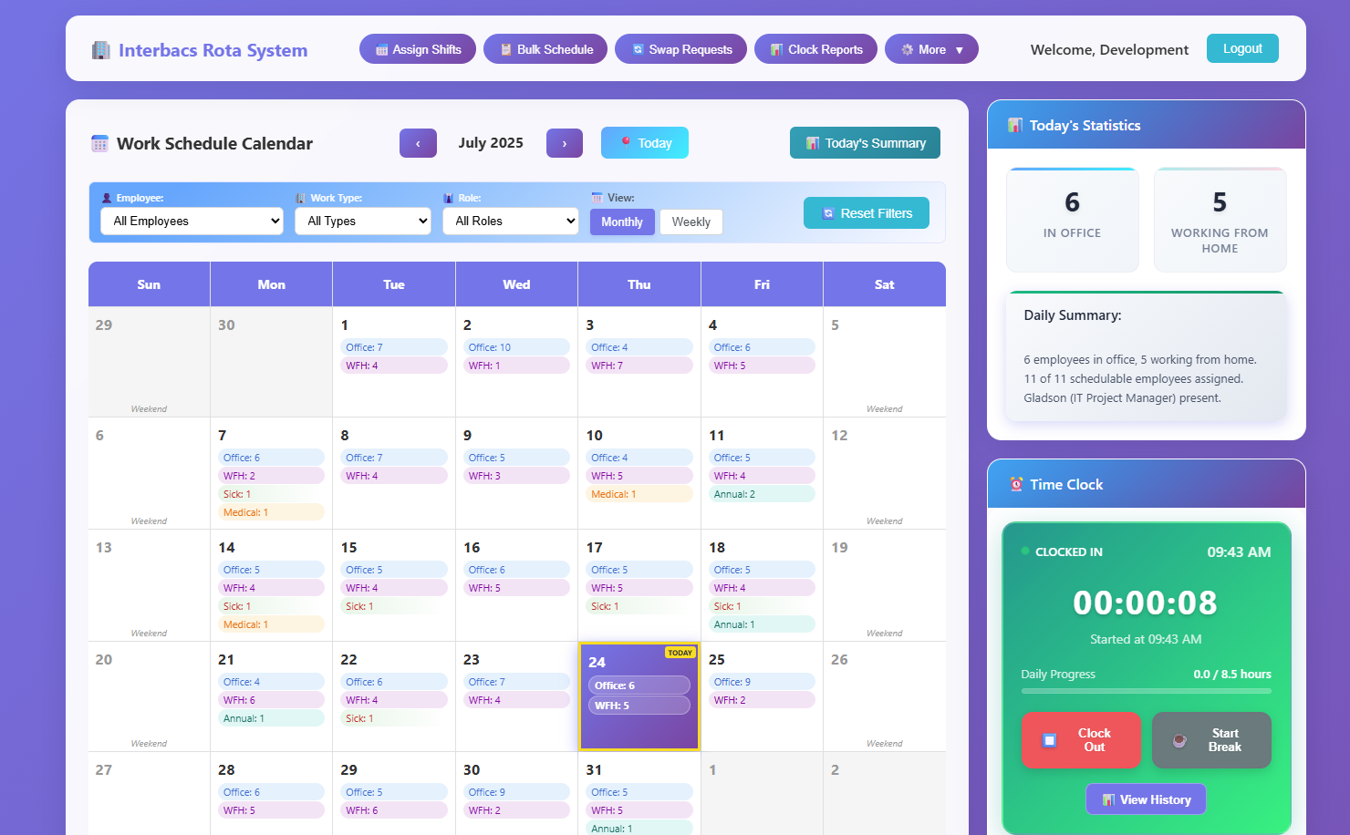 Innovating from Within: Interbacs Rota System